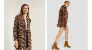 abrigos animal print