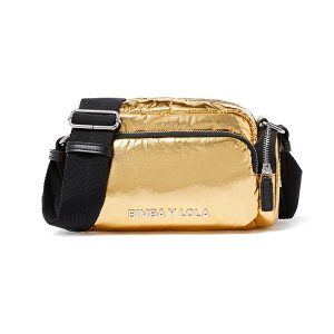 bolso bandolera dorado