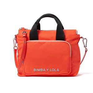 bolso naranja de bimba y lola